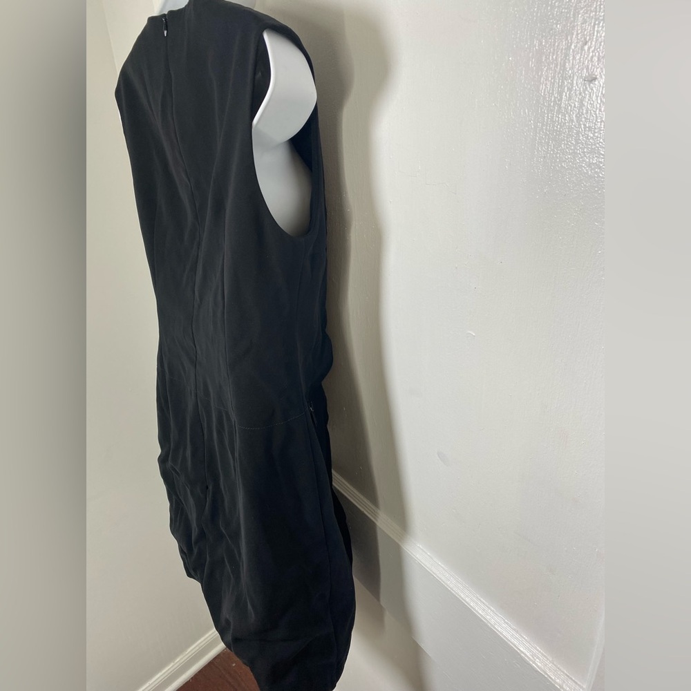 Louis Vuitton Uniform Designer Black Mini Dress w Zipper Pockets - Picture 4 of 8